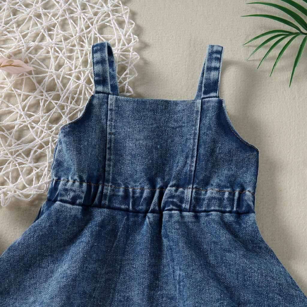 Baby Girl Denim Pinafore Dress