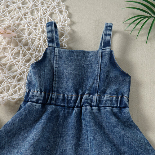 Baby Girl Denim Pinafore Dress