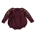 Embroidered Wool Wrap Suit
