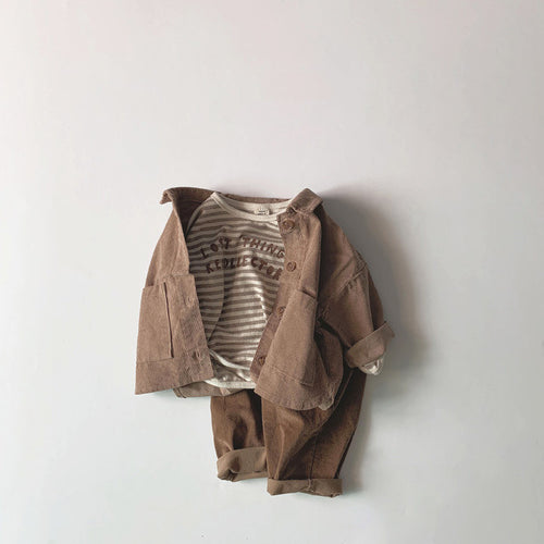 Baby Corduroy Long-sleeved Jacket