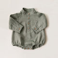 Spring Baby Boy Cotton And Linen Jumpsuit