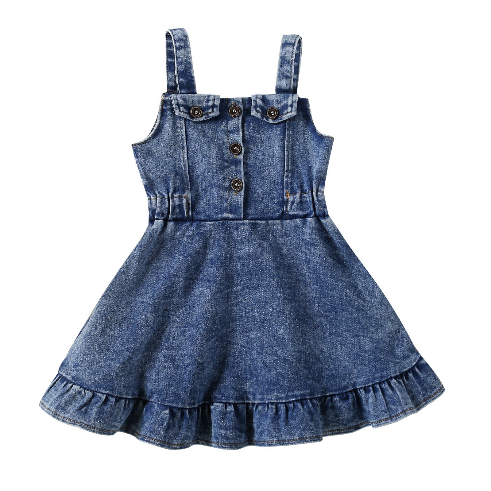 Baby Girl Denim Pinafore Dress