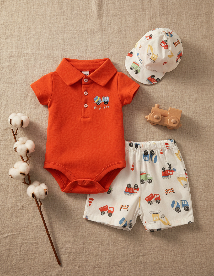 Lightweight Cotton Baby Set